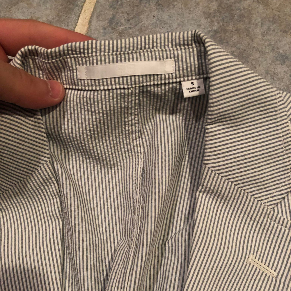 Uniqlo Seersucker Jacket/Blazer Never Worn